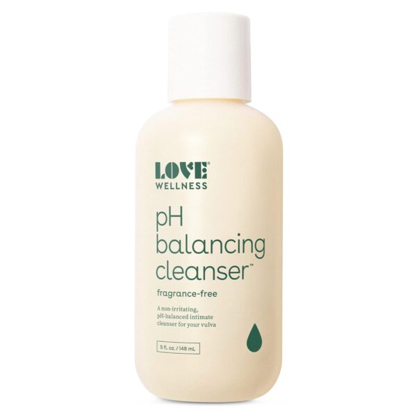 Love Wellness Feminine Wash for Women, pH Balancing Cleanser | Fragrance-Free | Vaginal Soap for Balanced pH, Intimate Health & Hygiene | Non-Irritating for Itchy Dry Sensitive Skin | 5 Fl Oz