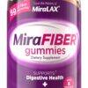 MiraFIBER Gummies | From The Gut Experts at MiraLAX | 8g of Daily Prebiotic Fiber with B Vitamins to Support Digestive Health and Metabolism | Fruit Flavored Fiber Gummies, 72 Count