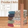 Womens Wool Socks 5 Pairs Winter Warm Socks Thick Knit Cabin Cozy Crew Soft Socks Gifts for Women - Image 2