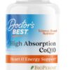 Doctor's Best High Absorption CoQ10 with BioPerine, Gluten Free, Naturally Fermented, Heart Health, Energy Production, 100 mg, 120 Count