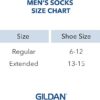 Gildan Men's Polyester Half Cushion Crew Socks (12 Pairs) - Image 3