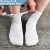 Women's Thin Cotton Socks, Soft Above Ankle Crew socks 6-Pairs Cute Fun Heart Novelty Socks (packed a Present box) - Image 6