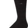 Calvin Klein Men's Dress Socks - Cotton Blend Crew Socks: Patterns and Solids (4 Pack) - Image 6