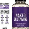 Naked L-Glutamine Muscle Recovery Capsules, 1000mg, 240 Count, Made in The USA, Non-GMO, Gluten and Soy Free - Image 4
