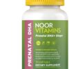 Noor Vitamins Halal Prenatal Vitamins with DHA and Folic Acid, Essential Vitamins, Ginger to Soothe Mom's Stomach, Iron, Softgels, Prenatal Vitamin Before/During/Post Pregnancy (1 Month Supply)