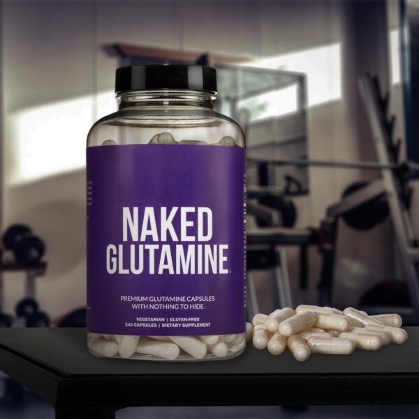 Naked L-Glutamine Muscle Recovery Capsules, 1000mg, 240 Count, Made in The USA, Non-GMO, Gluten and Soy Free - Image 5