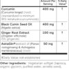 Smarter Nutrition Curcumin Softgels - Potent & Bioavailable, Active Curcumin Standardized to 95% Tetrahydrocurcuminoids with AstraGin Black Cumin Seed Oil & Ginger (60 Count (Pack of 1) - Image 4