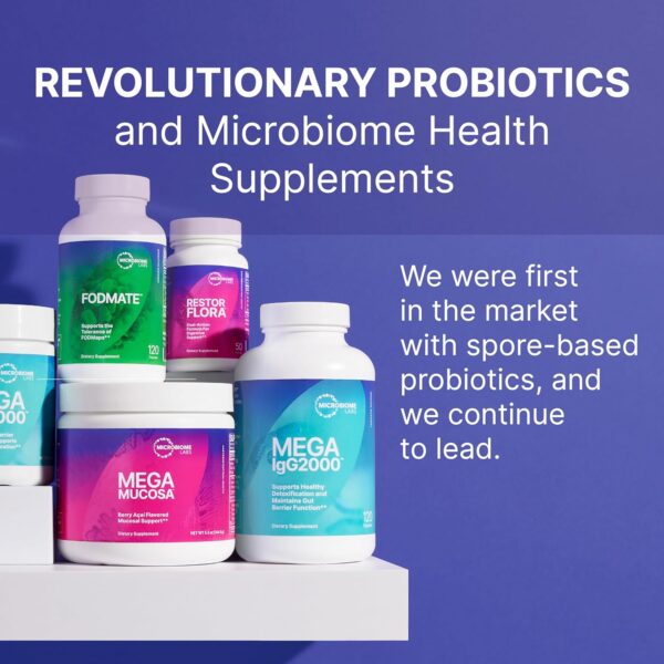 Microbiome Labs RestorFlora PD - Daily Probiotics for Digestive Health with Saccharomyces Boulardii - Supports Gut Health & Maintains Microbial Composition (21 Capsules) - Image 3