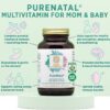 PURE SYNERGY PureNatal Prenatal Vitamins | Vegan Supplement Made with Organic Whole Foods | with Natural Iron, Folate, and Choline | for Pre-Conception, Pregnancy and Breastfeeding (120 Tablets) - Image 6