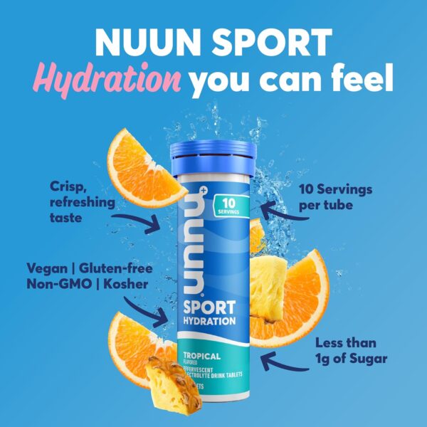 Nuun Sport: Electrolyte Drink Tablets, Pack, ( Servings), Variety, 6 Flavors, 10 Count (Pack of 6), 60 Count - Image 2