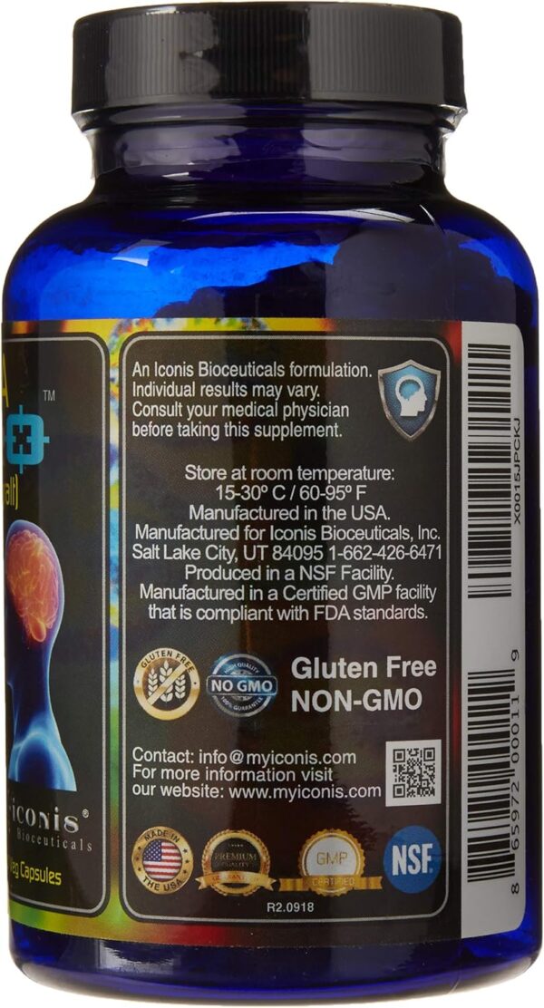 Migraine Relief, Quad-Formula with PA-Free Butterbur (150mg), CoQ10 (300mg), Magnesium Glycinate (300mg), High-Dose Riboflavin (400mg) - MigrA Zero (120 Caps) Optimal Dosing for Migraine Sufferers - Image 2