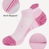 SIXDAYSOX Womens Ankle Socks Low Cut Cushioned Running Socks No Show Athletic Socks 5 Pairs - Image 6