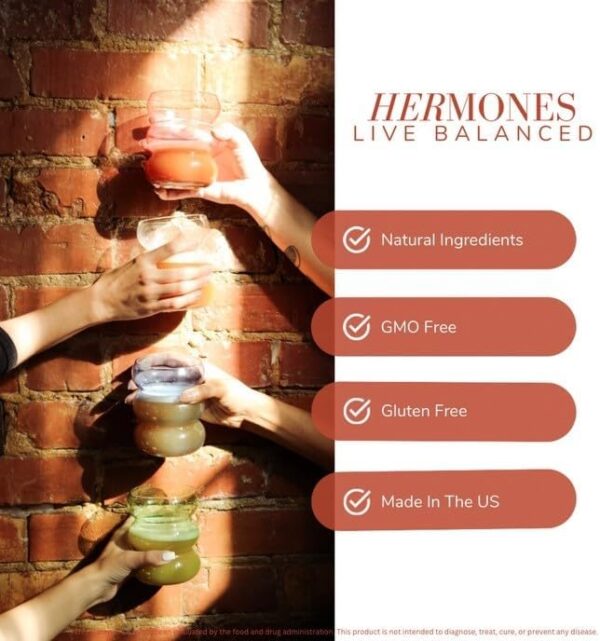 Hormone Balance for Women - Helps w/Bloating, PCOS, Menopause, perimenopause. Estrogen, progesterone, & Thyroid Support. Hormone Harmony w/Black Cohosh & maca Root, Healthy hormonal Balance - Image 5