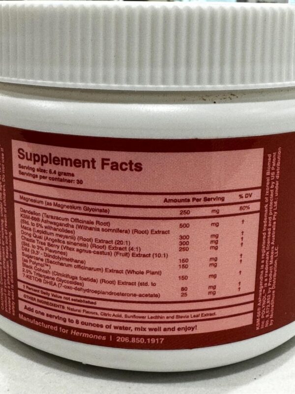 Hormone Balance for Women - Helps w/Bloating, PCOS, Menopause, perimenopause. Estrogen, progesterone, & Thyroid Support. Hormone Harmony w/Black Cohosh & maca Root, Healthy hormonal Balance - Image 4