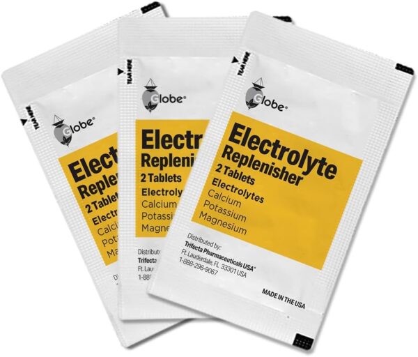 Globe Electrolyte Replacement Tablets for Rapid Hydration & Exercise Recovery (500 Tablets, 250 Packets of 2) for Athletes, Hiking & Sports, Travel Packets with Key Nutrients for Optimal Endurance - Image 3