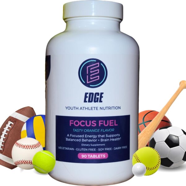 Elevate Young Athletes' Brilliance with Focus Fuel: Natural Focus and Performance Supplement for Kids | Enhance Concentration, Clarity, and Performance for Youth Athletes