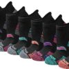 Saucony Women's RunDry Performance Heel Tab Athletic Socks, Available in S-L (8, 16, 24 Pairs)