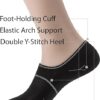 Pro Mountain Seamless No Show Socks For Women 6 Pack Liner Thin Cotton Footies - Image 6