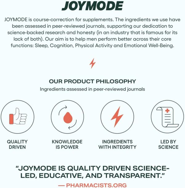 JOYMODE Testosterone Support Complex (90ct) -Natural Supplement for Men w/Ashwagandha, DIM, Magnesium, Zinc & Boron - Image 2