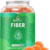 BeLive Fiber Gummies - Prebiotic Fiber Supplement with Chicory Root & Inulin for Digestive Support & Overall Gut Health I Vegan, Sugar Free Gummies for Adults & Children | 60 Ct - Apple Flavor