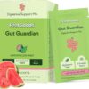 Feel Goods Gut Guardian, Prebiotic & Probiotic Powder, Organic Fiber, Sugar Free, Herbs for Bloat, Gut Health Support, Digestive Health for Men & Women, Non GMO, Vegan | Watermelon Mint, 15 Count