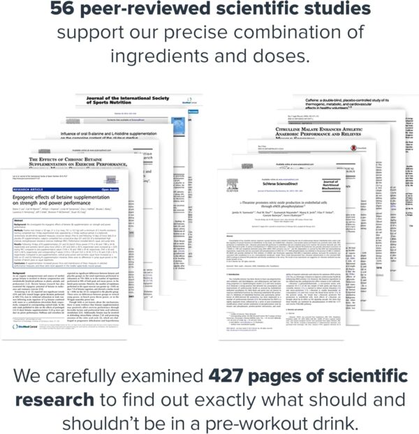 LEGION- All Natural Nitric Oxide Preworkout Drink to Boost Energy, Creatine Free, Naturally Sweetened, Beta Alanine, Citrulline, Alpha GPC (Blueberry Lemonade) - Image 3