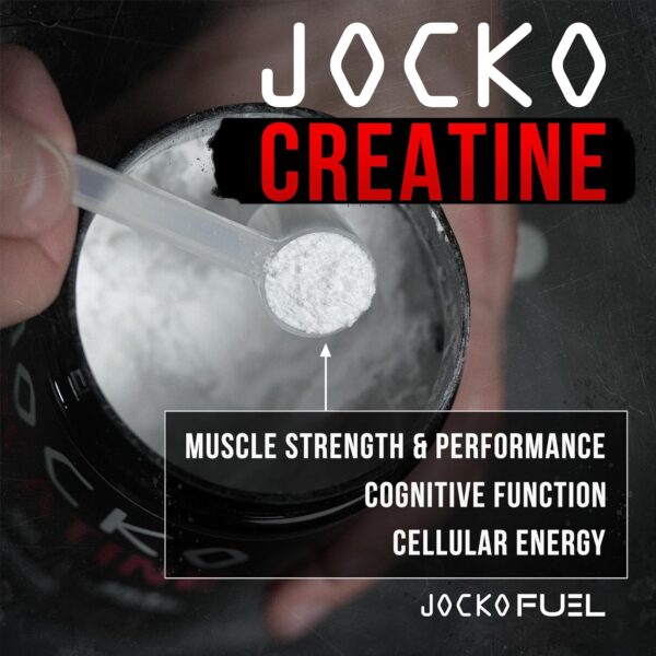 Jocko Fuel Creatine Monohydrate Powder - Creatine for Men & Women, Supplement for Athletic Performance & Muscle Health, 90 Servings 16 oz (Unflavored) - Image 4