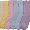 Women Thin Socks Rayon Bamboo Ankle Silky Quarter Anti Odor Casual Summer Socks 6 Pairs