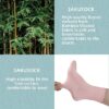 Women Thin Socks Rayon Bamboo Ankle Silky Quarter Anti Odor Casual Summer Socks 6 Pairs - Image 3