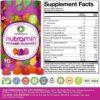 NUTRAMIN Daily Vegan Keto Multivitamin Gummies Vitamin C, D2, and Zinc for Immunity, Plant-Based, Sugar-Free, Nut-Free, Gluten-Free, with Biotin, Vitamin A, B, B6, B12 & More 90 Count, 45 Days - Image 3