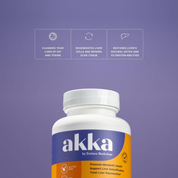 AKKA Premium Liver Cleanse Detox & Repair Superbiotic: Liver Detox, Regeneration, & Restoration Liver Support Supplement with Bioavailable Pasteurized Akkermansia | Vitality | Metabolism | Immunity - Image 3