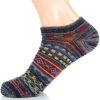 Womens Socks Gifts For Women Ankle Warm Cotton Vintage Liner Socks Pack of 5 Pair … - Image 4