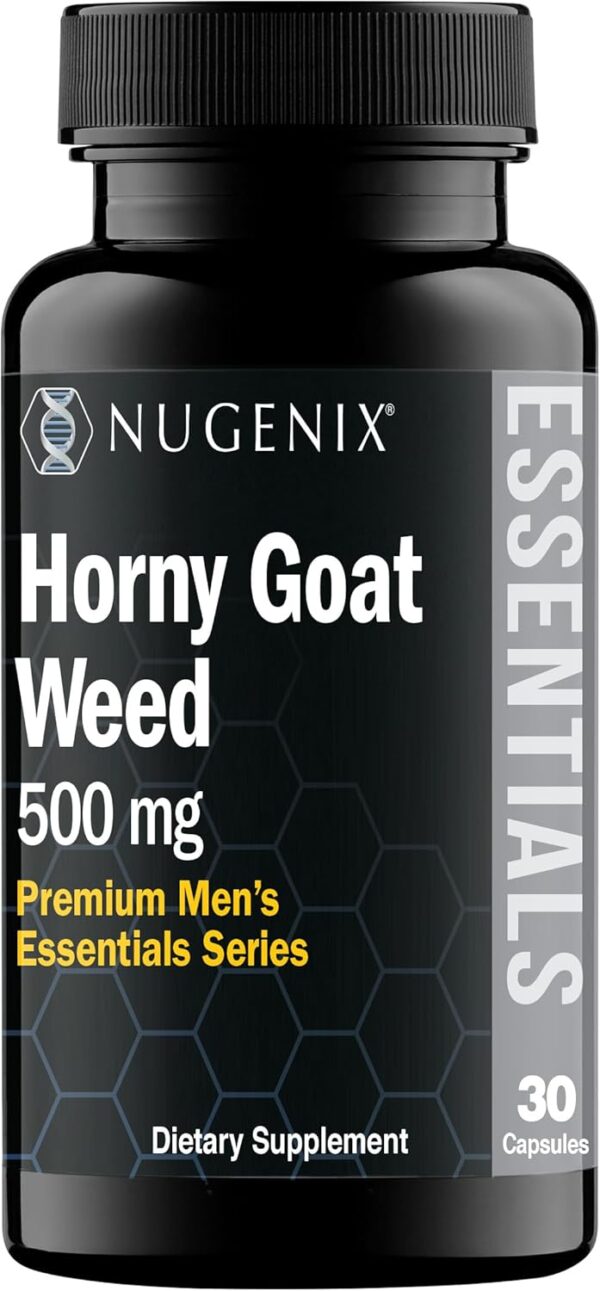 Nugenix Essentials Horny Goat Weed Extract - Epimedium Extract - 30 Capsules Visit the Nugenix Store