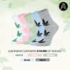 Womens Bamboo Socks, 5 Pack with Gift Box, Quarter Ankle Thin Women Socks Moisture Wicking Seamless Size 6-10 - Image 2