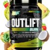 Nutrex Research Outlift Burn Thermogenic Pre Workout Powder, 2 in 1 Performance & Shredding Supplement with Metabolyte, GBBGO (22 Servings, Maui Twist)