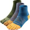 Toe Socks Cool-max Running Socks for Men Women 3 Pairs Athletic Breathable Five Finger Socks