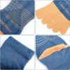 Toe Socks Cool-max Running Socks for Men Women 3 Pairs Athletic Breathable Five Finger Socks - Image 6