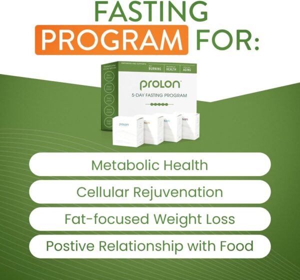 Prolon 5 Day Fasting Kit | Fasting Program for Women & Men | Developed to Not Break Your Fast | Low Calorie Pre Made Meals & Snacks | Plant Based Ingredients for Diet Support | Version 1 Kit - Image 4